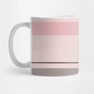 A superb assortment of Wenge, Spanish Gray, Pale Pink and Soft Pink stripes. Mug